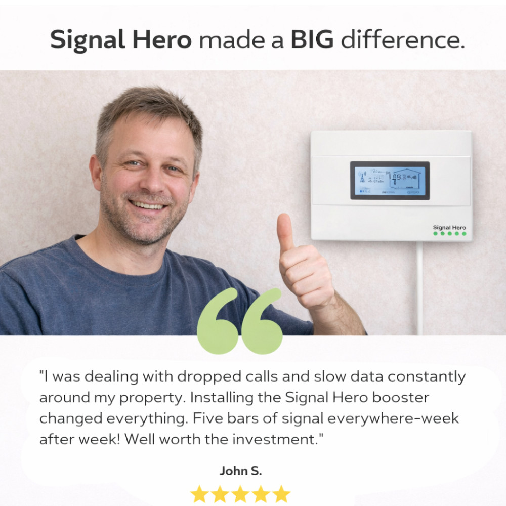 Pro Mobile Signal Booster Voice – 300 sq.m.