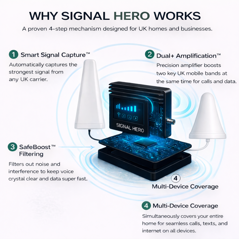 Pro Mobile Signal Booster Voice – 300 sq.m.