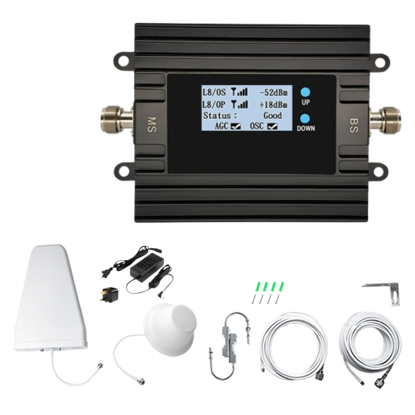 Dual Band Booster - Calls & 4G - 300 sqm. (Power Line)