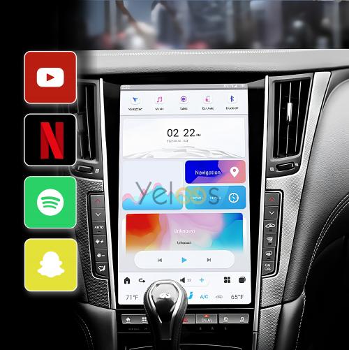 Yeloos Max - Tesla-Style Screen - Apple Carplay & Android Auto