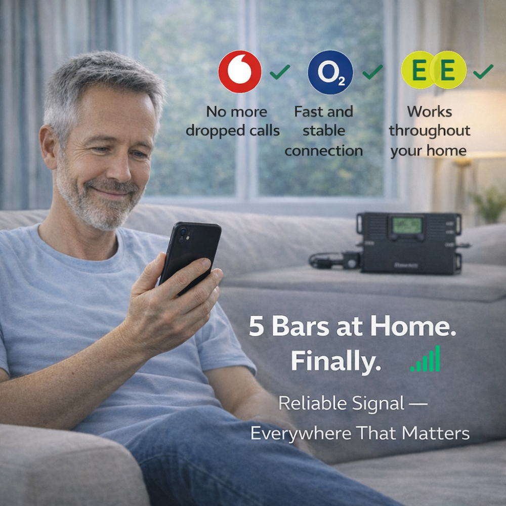 Mobile Booster Voice and 4G LTE – 300 sqm