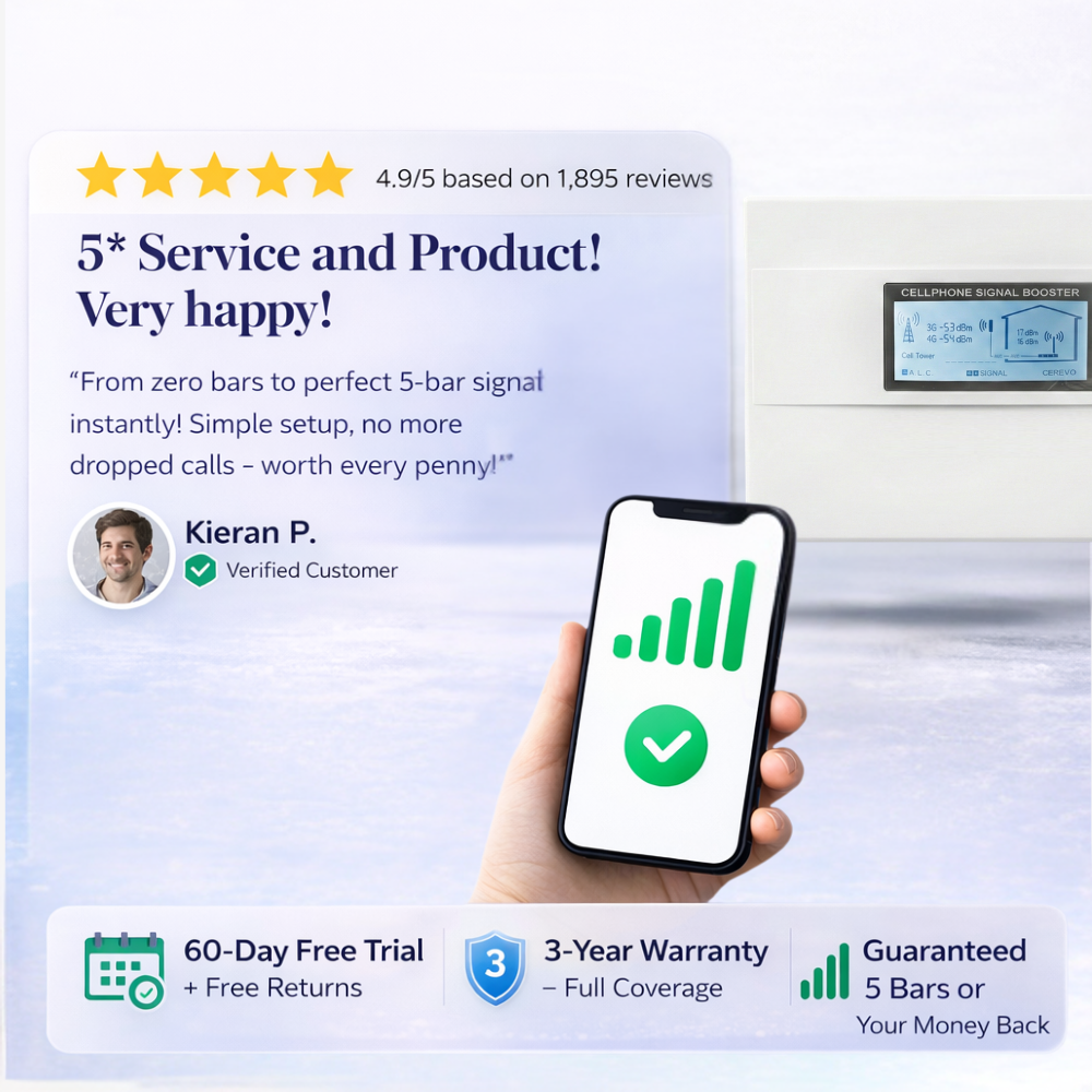 Pro Dual Band Signal Booster Voice – 600 sq.m.