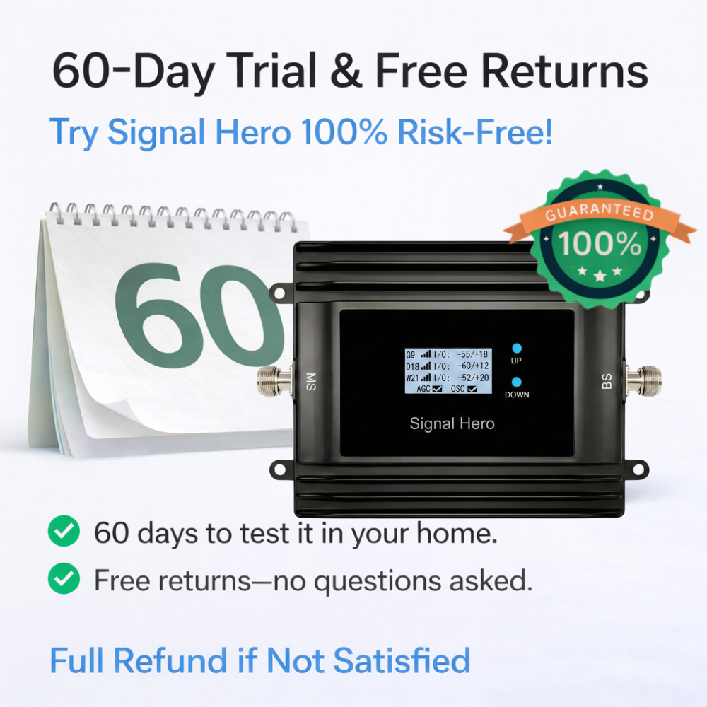 Mobile Signal Booster All Networks – Tri-Band – 300 sqm. (Power Line)