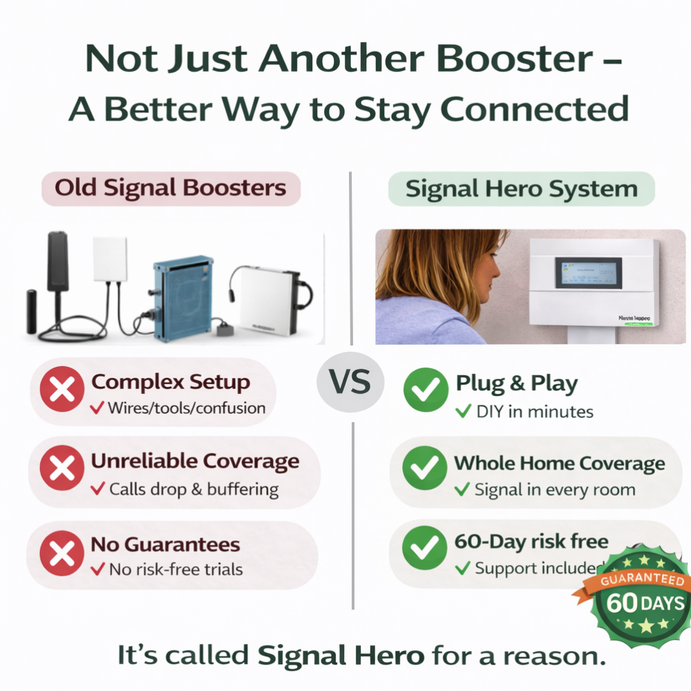 Mobile Signal Booster All Networks – Tri-Band – 300 sqm. (Power Line)