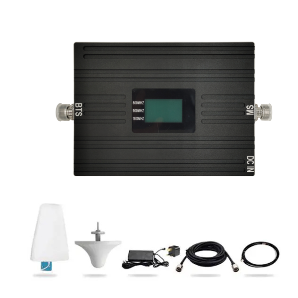 Amplificatore Segnale Mobile Bande 1/3/8 – 900/1800/2100 MHz Per 2G/3G/4G