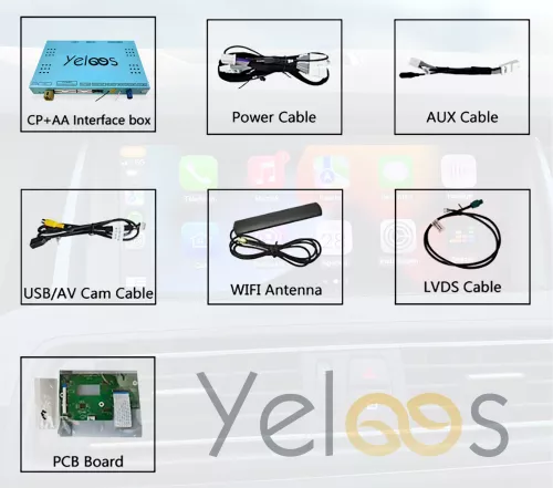 Yeloos Pro -  Unlocked OEM Apple Carplay & Android Auto Module