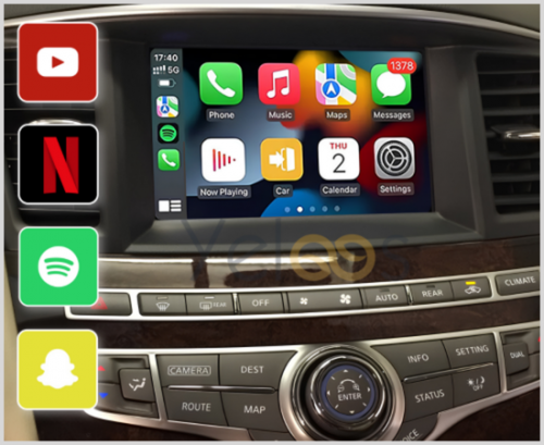 Yeloos Pro -  Unlocked OEM Apple Carplay & Android Auto Module