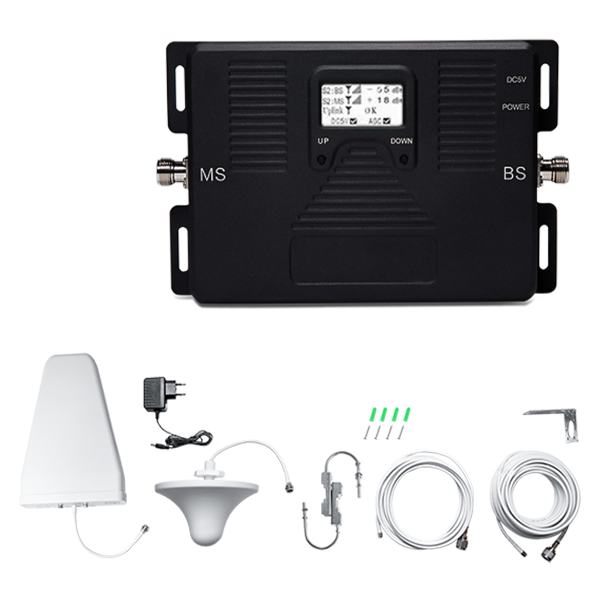 Amplificateur De Signal 4G LTE 700/800 MHz - Répéteur Réseau Mobile Pour Maison/bureau, Kit Antenne Inclus
